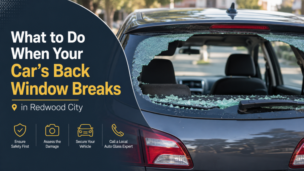 What to Do When Your Car's Back Window Breaks in Redwood City